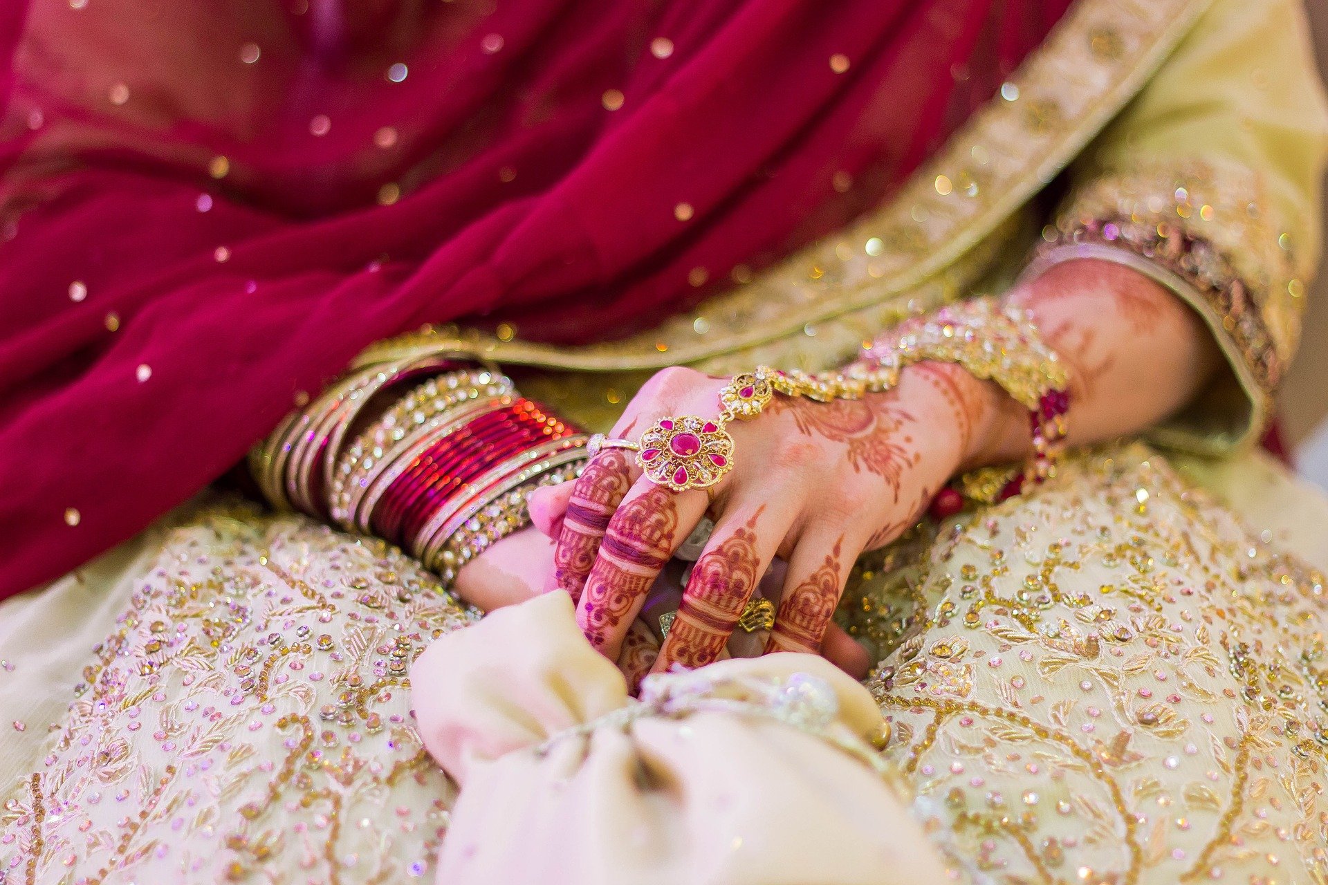 Indian wedding mehndi
