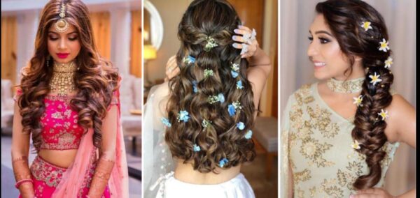 Bridal Hairstyles: semi curls 