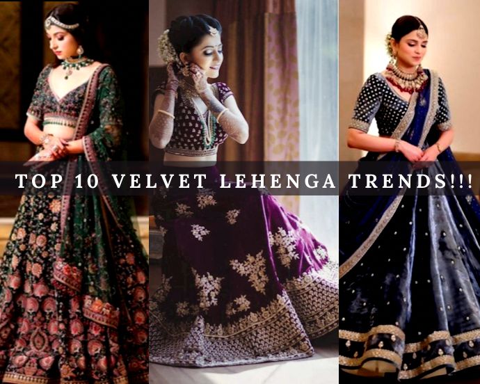 Top 10 Velvet Lehenga Trends