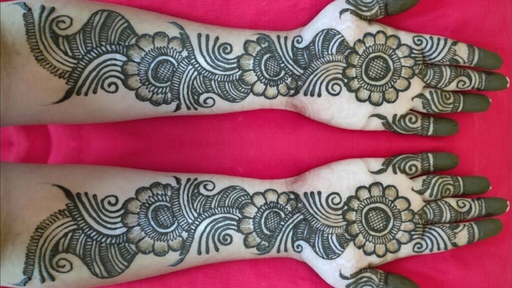 VOORKOMS Full Hand Mehndi Flower Temporary Waterproof Body Tattoo For Women  : Amazon.in: Beauty