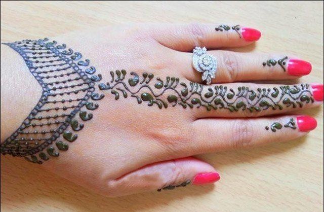 Arabic Mehndi Designs: Jewelry Style Mehndi Designs